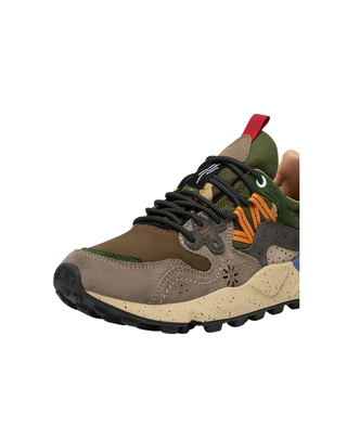 SNEAKERS UOMO "YAMANO 3" - MARRONE/GRIGIO 2017816-54 1B98 FLOWER MOUNTAIN 