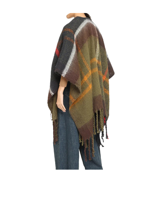 MANTELLA DONNA LISLA BOUCLE SERAPE - TARTAN LSC0353 TN12 BARBOUR 