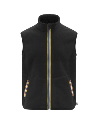 GILET UOMO YANNICK SHERPA POLAR REVERSIBLE - NERO K3132QW AVA K-WAY 