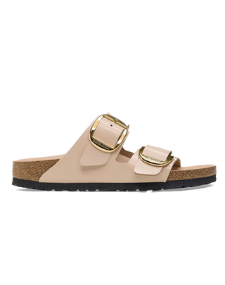 SANDALO ARIZONA DONNA IN PELLE DI VERNICE - NEW BEIGE 1026553 NEW BEIGE BIRKENSTOCK 