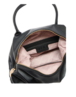 BORSA A BAULETTO IN SIMILPELLE BOTTALATA - NERO AF5027E0058 22222 LIU JO 