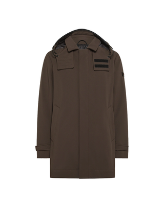 TRENCH UOMO "GROFF KP" - MARRONE CIOCCOLATO PEU3310 494 PEUTEREY 