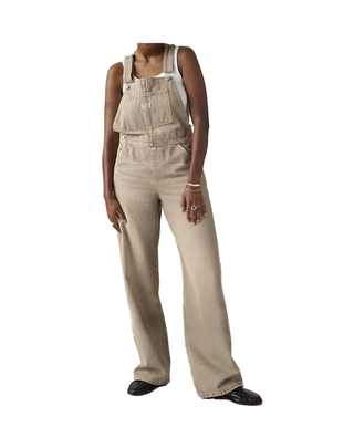 SALOPETTE DONNA BAGGY IN DENIM BEIGE 000UG-0005 U LEVI'S 