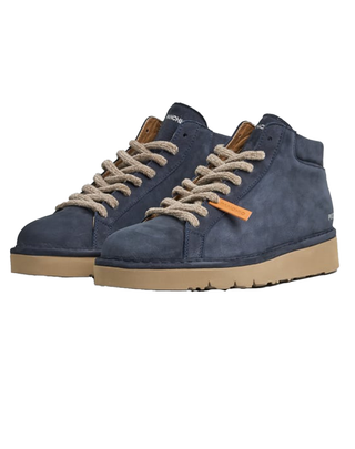 POLACCHINO UOMO P007 IN NABUK - NAVY P007M002 T025 PANCHIC 