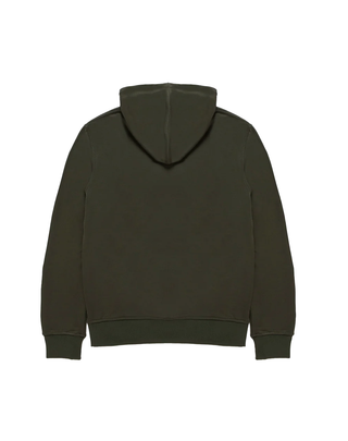 FELPA UOMO CON CAPPUCCIO " SUMMER HIELO " - VERDE OLIVA F91600FG5504 E00312 REFRIGIWEAR 
