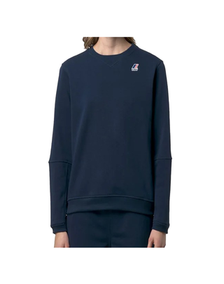 FELPA UNISEX NAEL POLY COTTON - BLUE INSIGNA K1126FW B67 K-WAY 