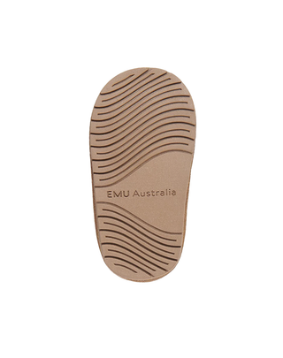 STIVALETTO INFANT "TODDLE" IN PELLE - CHESTNUT B10737- CHESTNUT EMU 
