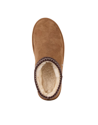 PANTOFOLA DONNA SHARKY SCUFF - CHESTNUT W13179 CHESTNUT EMU 