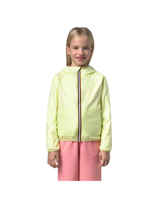 GIUBBINO GIRL 3-8 ANNI "P. LILY PLUS.2 REVERSIBLE" - PINK GERANIUM/YELLOW LIME K61313W C0W K-WAY 