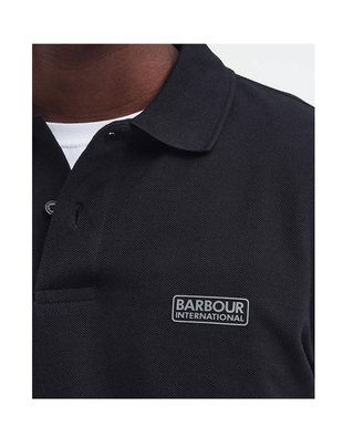 POLO UOMO " ESSENTIAL " - BLACK MML1318 BK71 BARBOUR INTERNATIONAL 