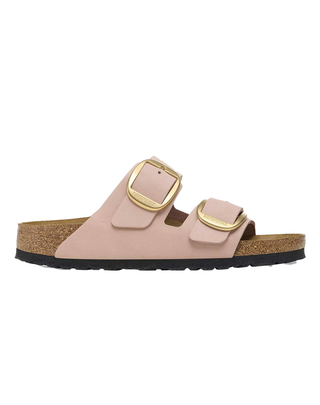 SANDALI DONNA  "ARIZONA BIG BUCKLE" IN PELLE NUBUCK - SOFT PINK 1026583 SOFT PINK BIRKENSTOCK 