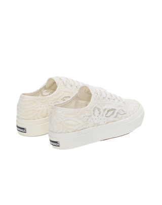SCARPE "2740 PLATFORM PIZZO MACRAME" - WHITE-F AVORIO S2161XW A0Q SUPERga 