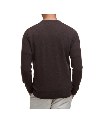 PULLOVER UOMO "ESSENTIAL" - MARRONE MKN0345 BR17 BARBOUR 