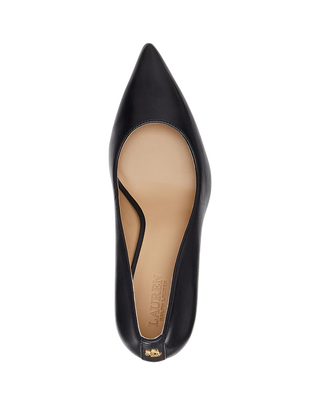 DECOLLETE' IN CUOIO NAPPA " LANETTE " - BLACK