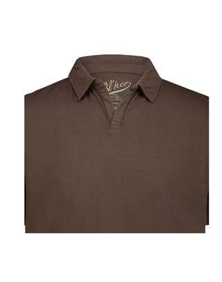 POLO SKIPPER LONG ISLAND IN COTONE FIAMMATO - BROWN 2006 B BL'KER 