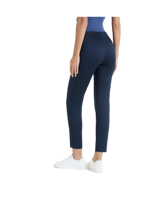 PANTALONE DONNA CAPRI IN SATIN POWER - BLU D926PY 078 RAGNO 