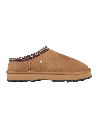 PANTOFOLA DONNA SHARKY SCUFF - CHESTNUT W13179 CHESTNUT EMU 