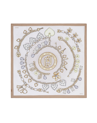 FOULARD 120X120 CM CON STAMPA BEIGE 2A6054T2745 00005 LIU JO 