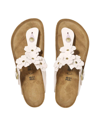 INFRADITO IN PELLE GIZEH FLOWER - LIGHT ROSE 1029287-N LIGHT ROSE BIRKENSTOCK 