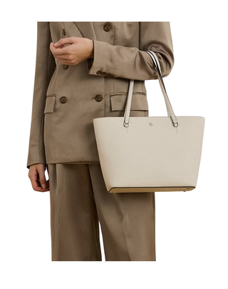BORSA IN PELLE "KARLY" - WHITE