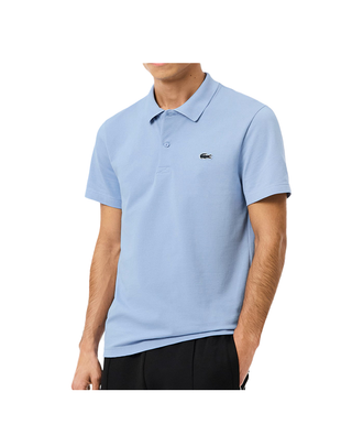 POLO UOMO IN MISTO COTONE REGULAR FIT - CELESTE DH5522 AEY LACOSTE 
