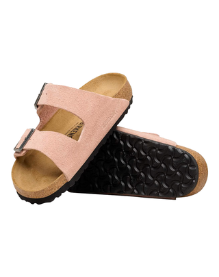 SANDALO ARIZONA IN PELLE SCAMOSCIATA - PINK CLAY 1031651-S PINK CLAY BIRKENSTOCK 