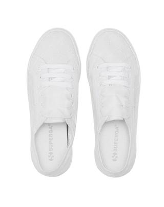 SNEAKERS DONNA "2740 FLOWER SANGALLO" - WHITE