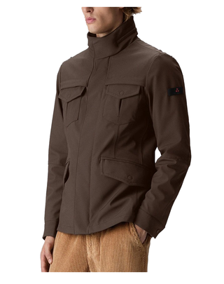FIELD JACKET UOMO IN TESSUTO TECNICO A TRE STRATI - CIOCCOLATO PEU4834 494 PEUTEREY 