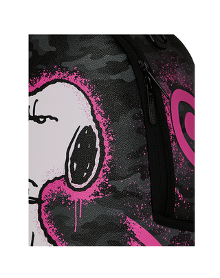 ZAINO UNISEX "PEANUTS SNOOPY PINK STENCIL DLXSV" 910B8781NSZ U SPRAYGROUND 