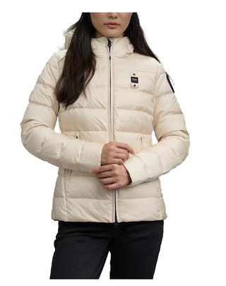 PIUMINO DONNA SFIANCATO "CHARME" - LATTE INTERNO TORTORA 25WBLDC03100 907GG BLAUER 