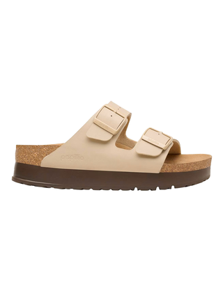 SANDALO "ARIZONA PLATFORM" IN BIRKO-FLOR / SANDCASTLE 1031261-S SANDCASTLE VEG BIRKENSTOCK 