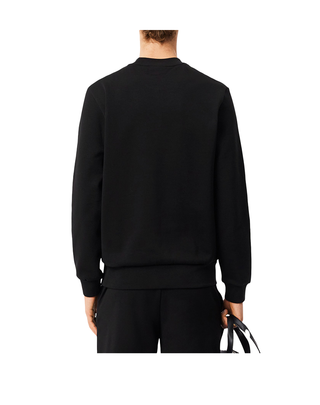 FELPA UOMO INVERNALE GIROCOLLO - NERO SH9608 031 LACOSTE 