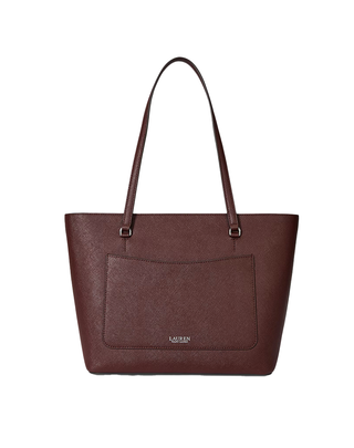 BORSA IN VERA PELLE " KARLY " - DARK GARNET 431924351 026 RALPH LAUREN 