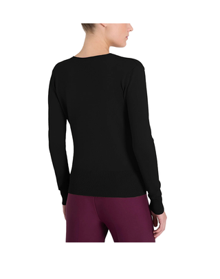 MAGLIA DONNA INCROCIATA - NERO DI44TZ 020 RAGNO 