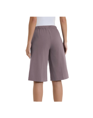BERMUDA DONNA IN TESSUTO SUPER FRESH - PLUM TRUFFLE DH15PX C71 RAGNO 