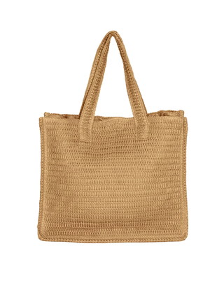 BORSA MARE IN RAFIA - BEIGE SW0001 BG F**K 