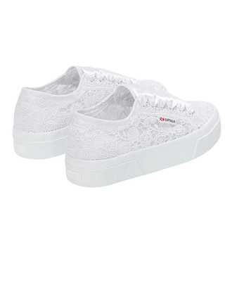SNEAKERS DONNA "2740 FLOWER MACRAME" -WHITE S2136QW A0A SUPERga 