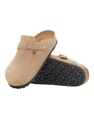 SABOT IN PELLE SCAMOSCIATA BOSTON - SANDCASTLE 1030883-S SANDCASTLE BIRKENSTOCK 