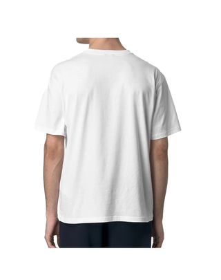 T-SHIRT UOMO " SOLO JERSEY " - WHITE K3136CW 001 K-WAY 