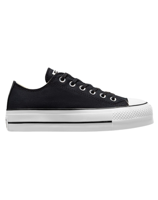 SNEAKERS DONNA CON PLATFORM IN TELA - NERO 560250C U CONVERSE 