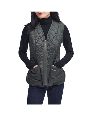 GILET DONNA "BETTY" A V - VERDE LLI0003 OL71 BARBOUR 