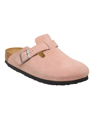 SABOT BOSTON IN PELLE SCAMOSCIATA - PINK CLAY 1031635-S PINK CLAY BIRKENSTOCK 