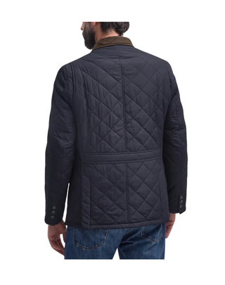 GIACCA UOMO TRAPUNTATA " LUTZ " - NAVY MQU0508 NY71 BARBOUR 