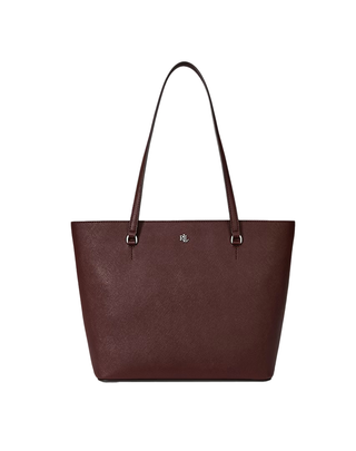 BORSA IN VERA PELLE " KARLY " - DARK GARNET 431924351 026 RALPH LAUREN 