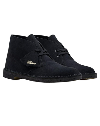 DESERT BOOT CAMOSCIO NERO 26155480 NERO CLARKS 