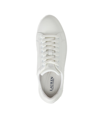 SNEAKERS DONNA " AINSLEY " IN PELLE - BIANCA 802959228 001 RALPH LAUREN 