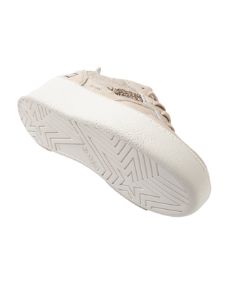 SNEAKERS DONNA "COURT PLATFORM HAIRY" - BEIGE COURT PLATFORM HAIRY B D.A.T.E. 