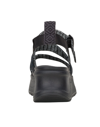 SANDALO DONNA CON PLATFORM " DELRAY BUCKLE CLASSIC " - BLACK