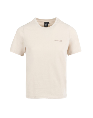 T-SHIRT DONNA STAMPA ORO - BEIGE<BR/> WILLO T-SHIRT BEIGE PRINT GOLD NO NAME 