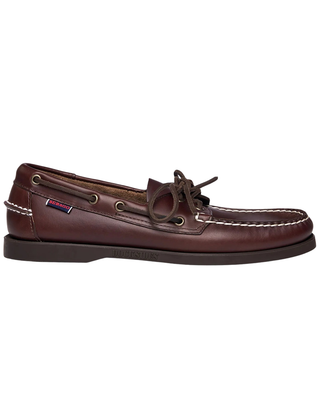 SCARPA DA BARCA UOMO "DOCKSIDES PORTLAND WAXED" - DARK BROWN GUM
